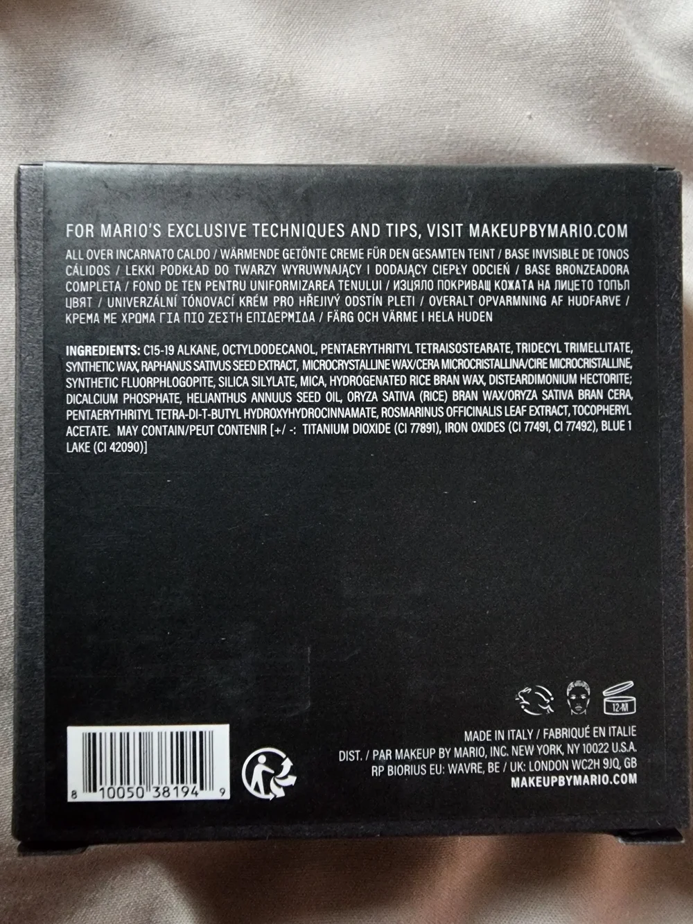 Makeup By Mario Black Compact Skin Enhancer In Light Medium